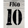 Luís Figo Autógrafo - Camisa do Real Madrid.