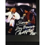 Christopher Lloyd Autógrafo Quadro - De Volta para o Futuro.