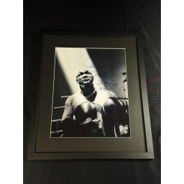 George Foreman Autógrafo em Quadro.