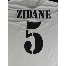 Zinedine Zidane Autógrafo - Camisa Real Madrid.