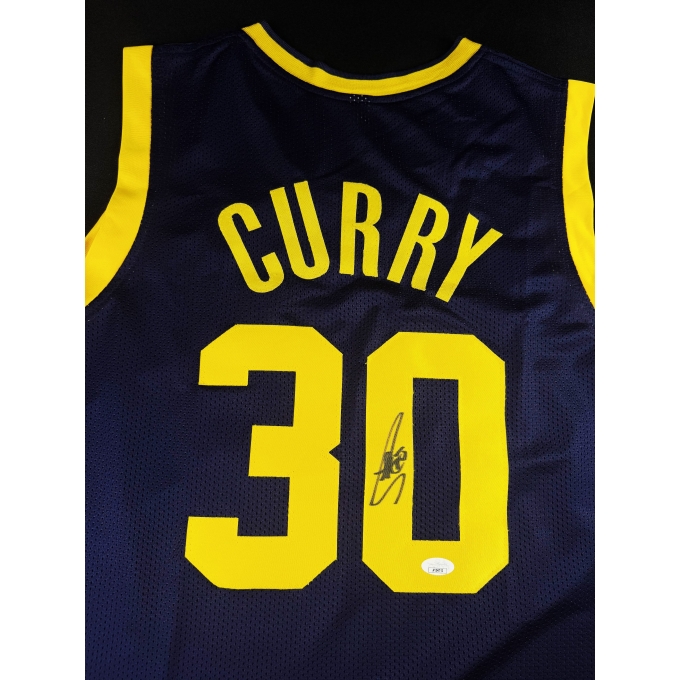 Stephen Curry Autógrafo Camisa de Basquetebol da Lendária equipe da Golden State Warriors.