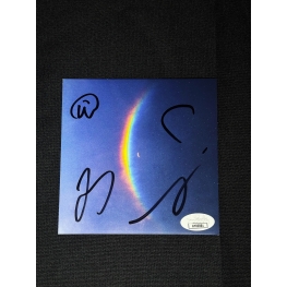 Chris Martin, Guy Berryman, Will Champion & Johnny Buckland Autógrafos - CD Moon Music.