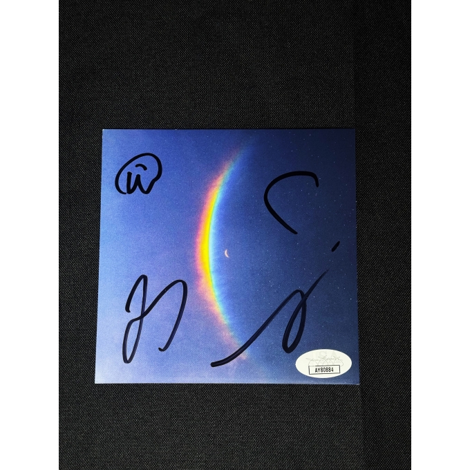 Chris Martin, Guy Berryman, Will Champion & Johnny Buckland Autógrafos - CD Moon Music.
