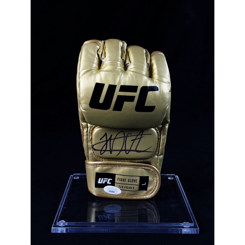 Khabib Nurmagomedov o "Eagle" Autógrafo em Luva de MMA.