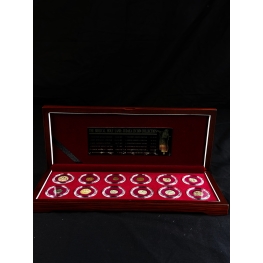 Coleção de 12 moedas originais - THE BIBLICAL HOLY LAND – JUDAEA COLLECTION