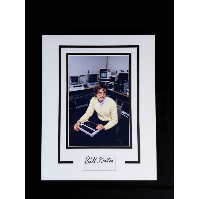 Bill Gates Autógrafo - "The beginning"