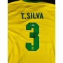 Thiago Silva Autógrafo - Camisa Amarela da Seleção Brasileira.