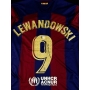 Lewandowski Autógrafo - Camisa do Barcelona.