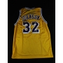Magic Johnson Autógrafo - Camisa de Basquetebol da Lendária equipe Los Angeles Lakers.