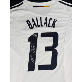 Ballack Autógrafo - Camisa da Seleção Alemã.