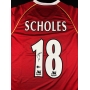 Paul Scholes Autógrafo - Camisa Manchester.