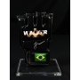 Johnny Walker Autógrafo em Luva de MMA.