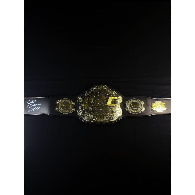 Chuck Liddell Autógrafo - Cinto UFC.
