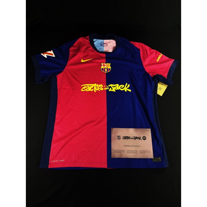 Camisa FC Barcelona x Travis Scott 24/25 – Edição Limitada “Cactus Jack” (Home)