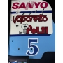 Michael Schumacher "Asa Traseira" Usada em Corrida - 1994 - B194 Rear Wing Endplate.