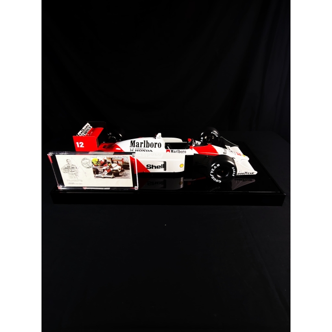 Ayrton Senna – Selo Autografado - FDC 465 (1989)