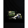 Ayrton Senna Autógrafo - Cartão "Marlboro World Championship Team".