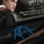 Varinha iluminada autografada por Daniel Radcliffe