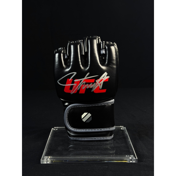 Israel Adesanya Autógrafo em Luva de MMA.