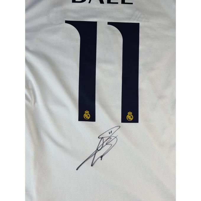 Gareth Bale Autógrafo - Camisa do Real Madrid.