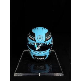 George Russel Autógrafo - Viseira Mini Capacete.