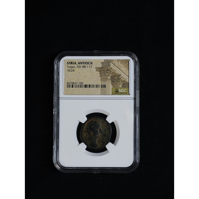 Bronze provincial de Trajano - AE24 de Trajano – Antioch, Syria