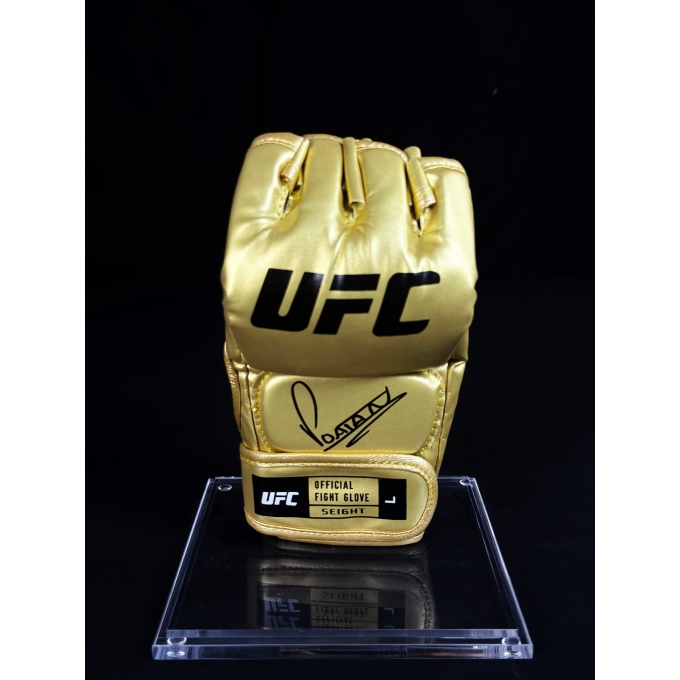 Alex “Poatan” Pereira Autógrafo em Luva de MMA.