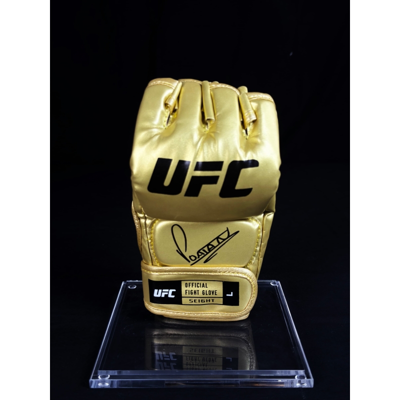 Alex “Poatan” Pereira Autógrafo em Luva de MMA.