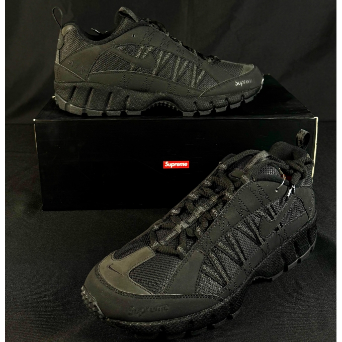 Tênis Supreme x Nike Air Humara ‘17 Black.
