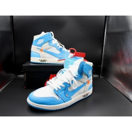 Tênis OFF-WHITE x AIR JORDAN 1 “UNC.