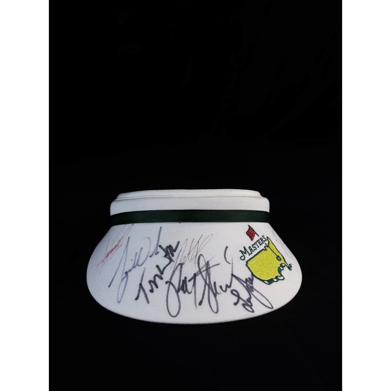 Viseira Autografada por Lendas do Golfe - Masters Tournament 1995-96
