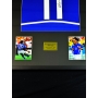 Camiseta Azul Brasil autografada por Ronaldinho Gaúcho, "O Bruxo".