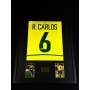 Roberto Carlos autógrafo - Camisa Amarela da Seleção Brasileira.
