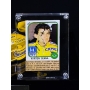 Ayrton Senna Autógrafo em Card 1987.