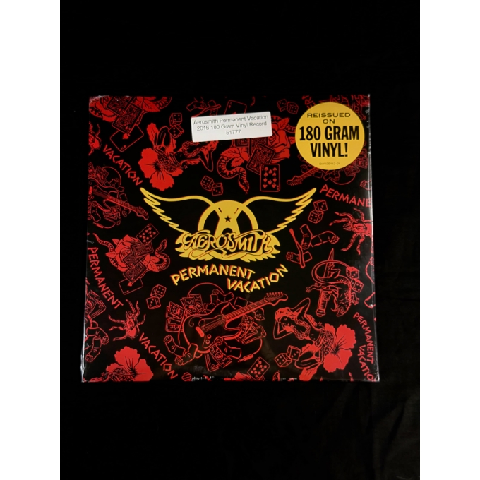 Aerosmith "Permanent Vacation" 180 Gram Vinyl Record.
