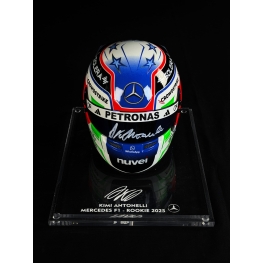 Kimi Antonelli Autógrafo - Viseira Mini Capacete.