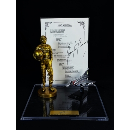 Ayrton Senna Autógrafo - Hino Nacional  - 1990 - "Passeio Mirage III"