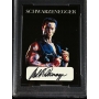 Arnold Schwarzenegger Autógrafo - Encapsulado "Comando para Matar".