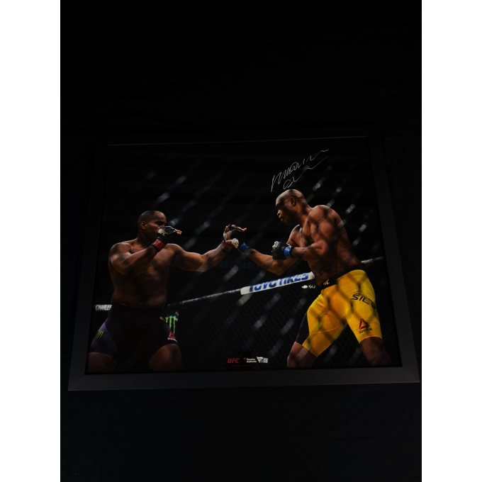 Anderson Silva - Autógrafo Emoldurado "Anderson Silva x Charles Oliveira"