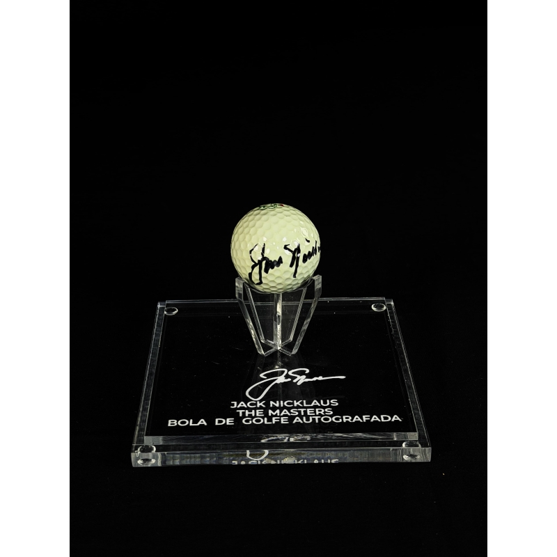 Jack Nicklaus Autógrafo - Bola de Golfe.