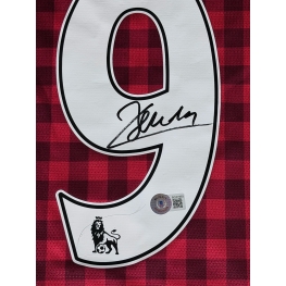 Dimitar Berbatov Autógrafo - Camisa do Manchester United.