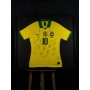 Grande Elenco Seleção Brasileira Autógrafos - Camisa Amarela "Conmebol Campeón 2019"