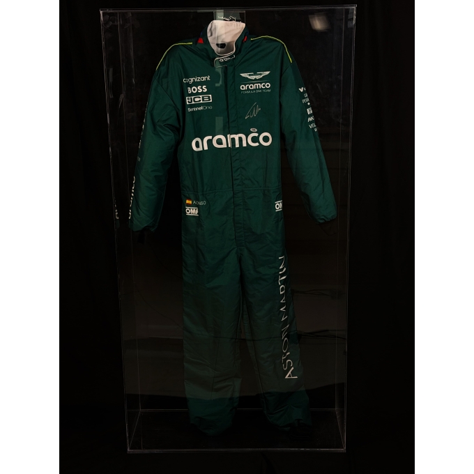 Fernando Alonso Autógrafo - Macacão F1.