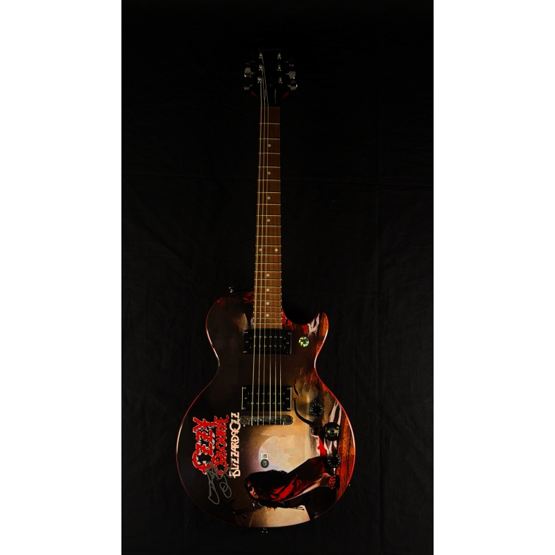 Ozzy Osbourne Autógrafo - Guitarra Elétrica.
