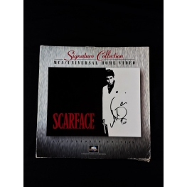 Al Pacino Autógrafo - "LaserDisc" - Scarface.