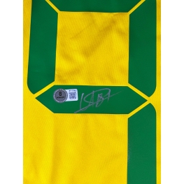 Usain Bolt Autógrafo em Camisa da Seleção Olìmpica da Jamaica.