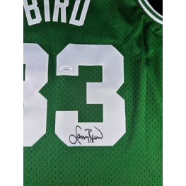 Larry Bird Autógrafo - Camisa de Basquetebol "Celtics".