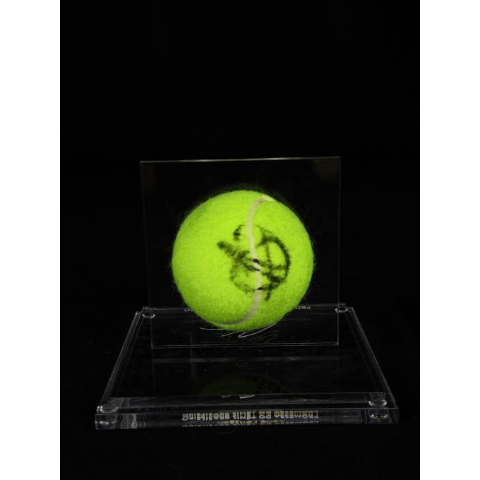 Novak Djokovic Autógrafo - Bola de Tênis.
