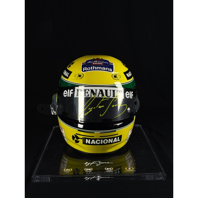 Viseira Autografada por Ayrton Senna - BELL M3 Temporada de 1994