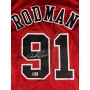 Dennis Rodman Autógrafo - Camisa de Basquetebol da Lendária equipe Chicago Bulls.
